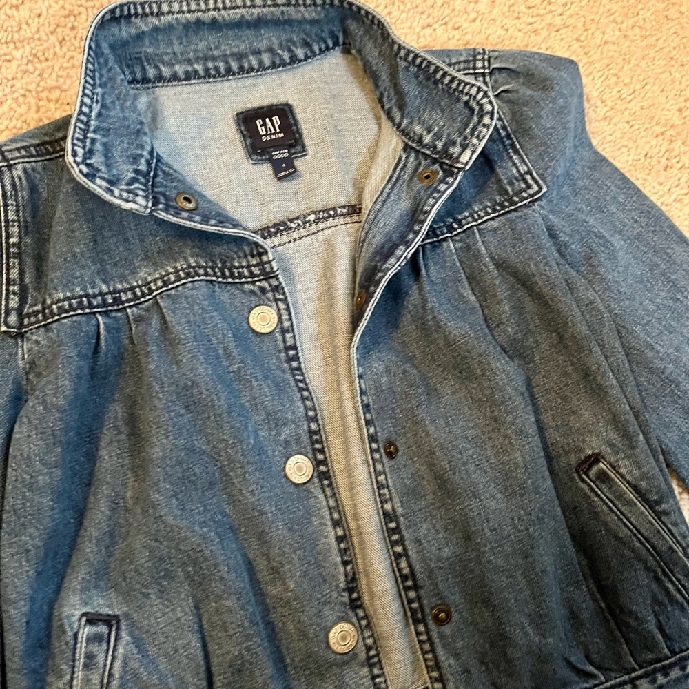 Girls denim jacket large 10, Gap